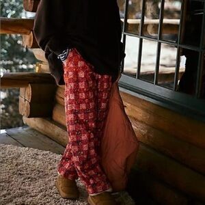 Free People Game day printed pants